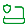 laptop with a shield